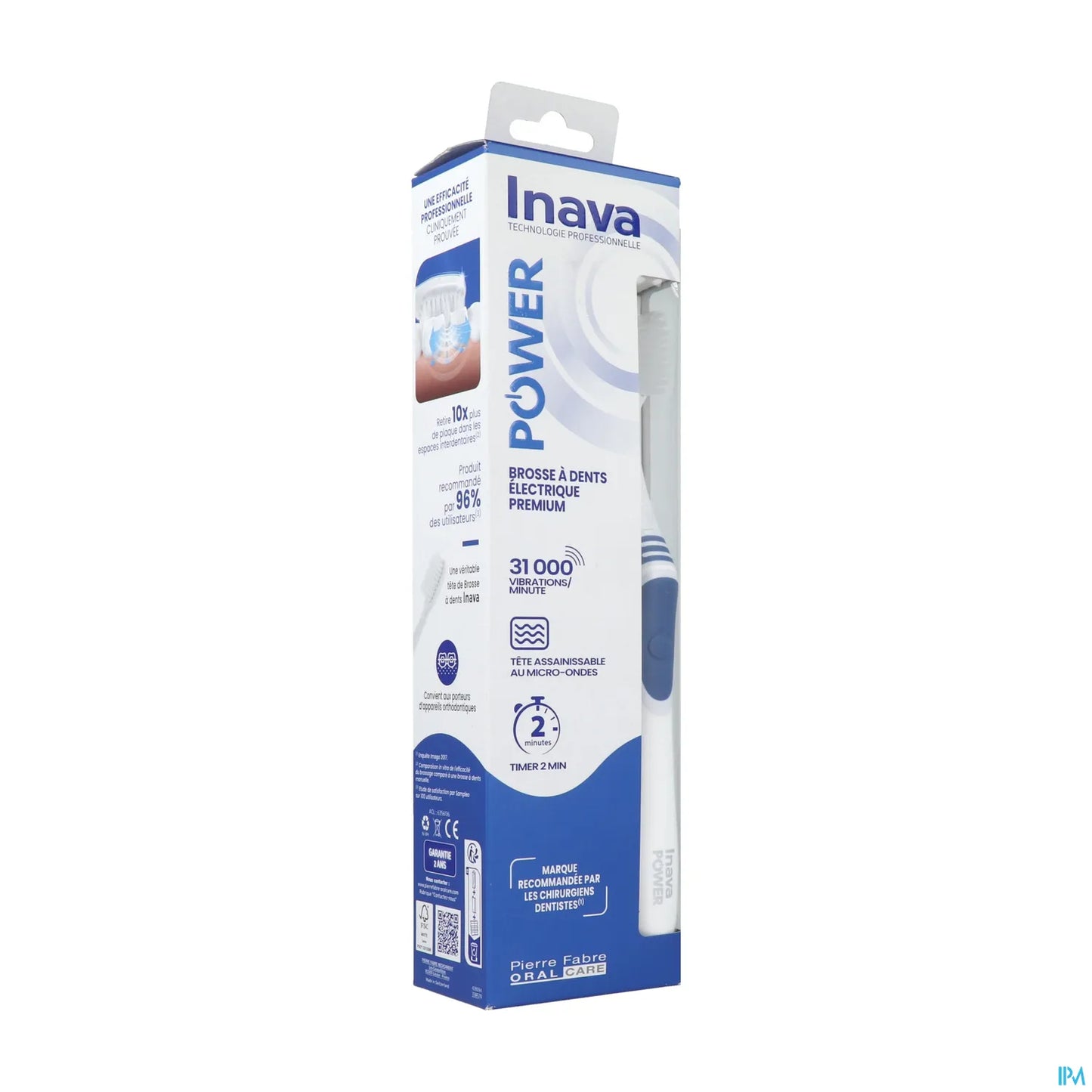Spazzolino elettrico Power Premium blu