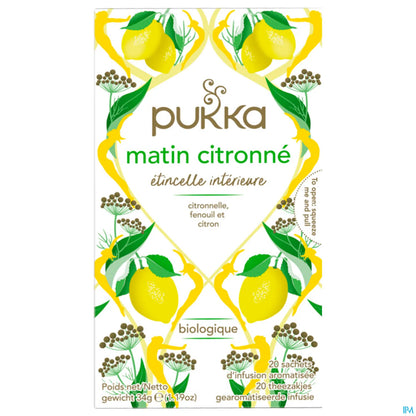 Infuso mattutino al limone biologico 20 bustine