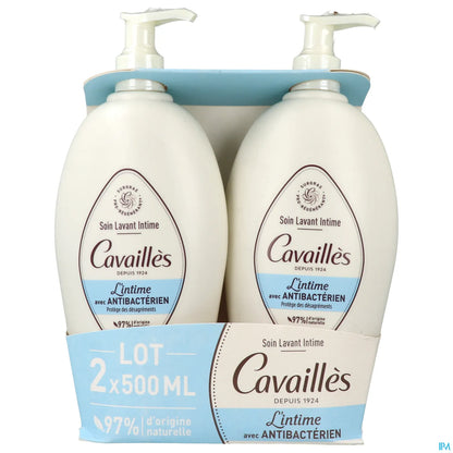 Rogé Cavaillès Antibacterial Intimate Cleansing Care 2x500ml