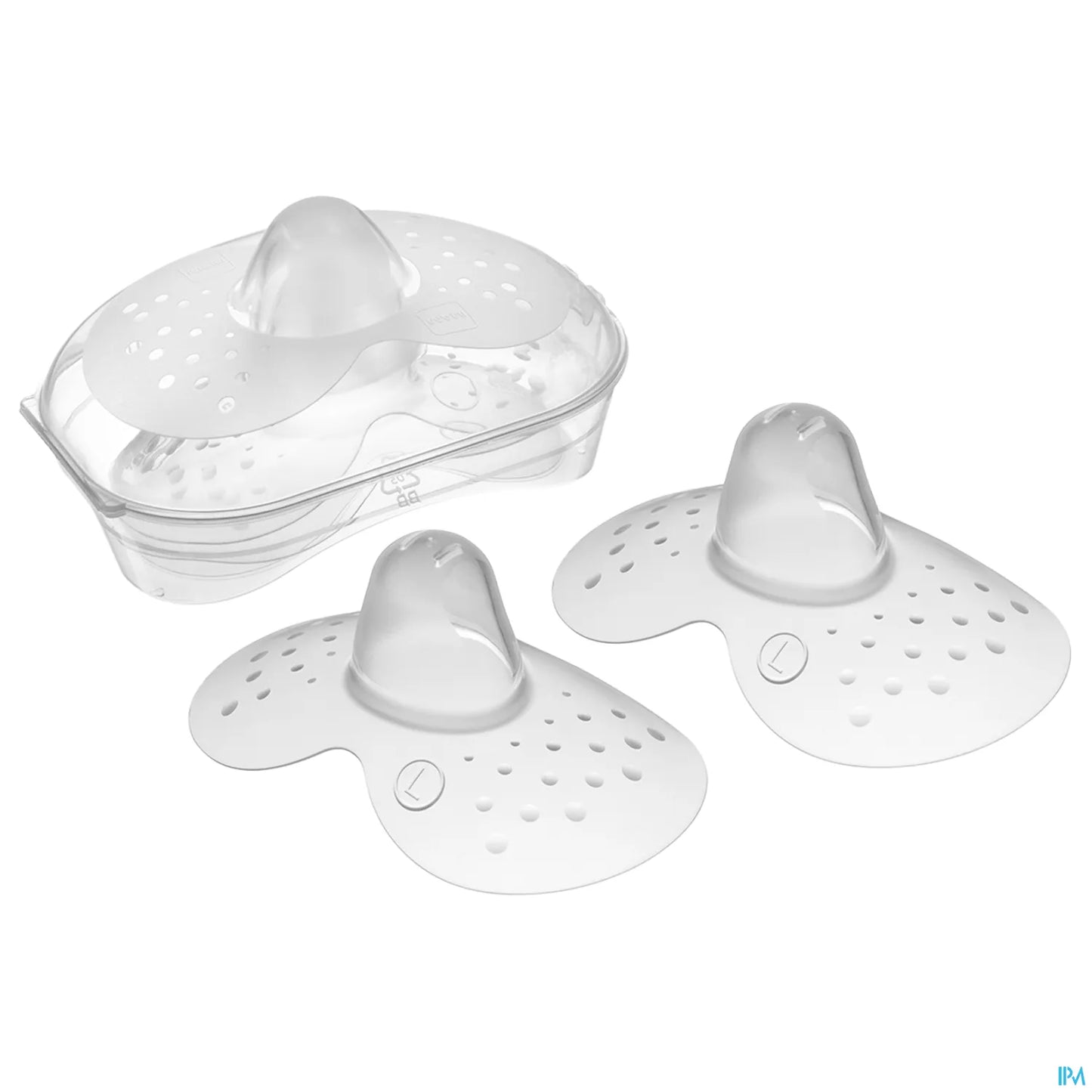 Paracapezzoli in silicone taglia L, confezione da 2