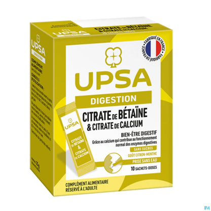 Digestion Betaine Citrate and Calcium Citrate 10 Sachets
