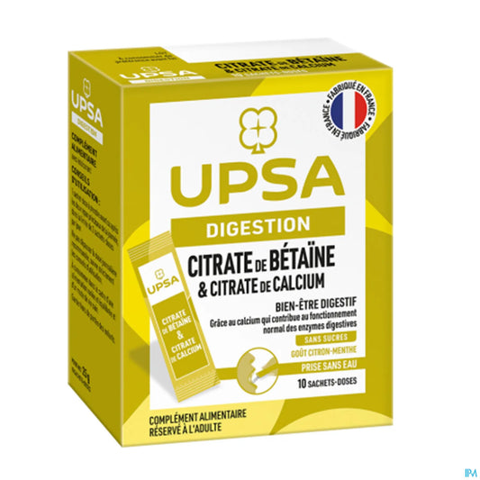 Digestione Betaina Citrato e Citrato di Calcio 10 Bustine