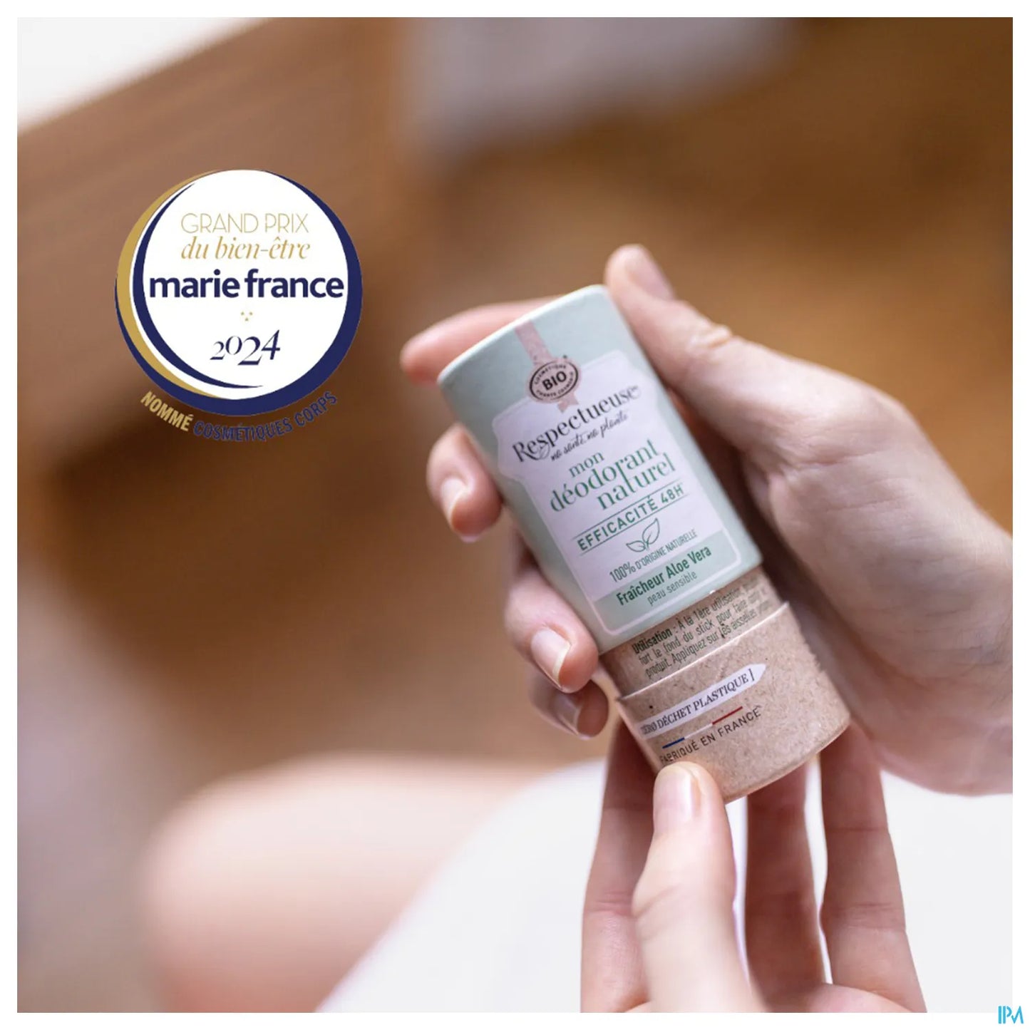 Aloe Vera Solid Deodorant 48h Sensitive Skin 50g