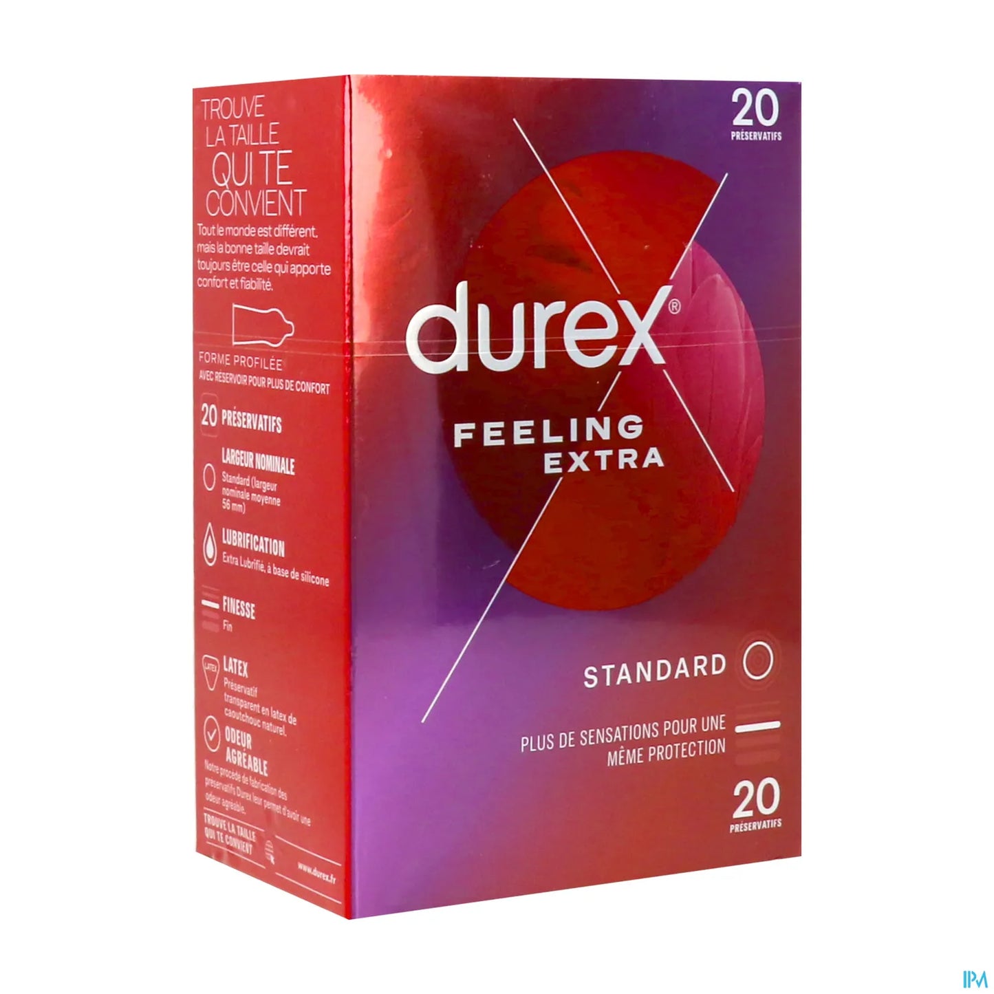 Feeling Extra Thin and Extra Lubricated Condoms 20 Units