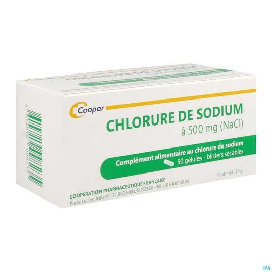 Cloruro di sodio 500 mg 50 capsule
