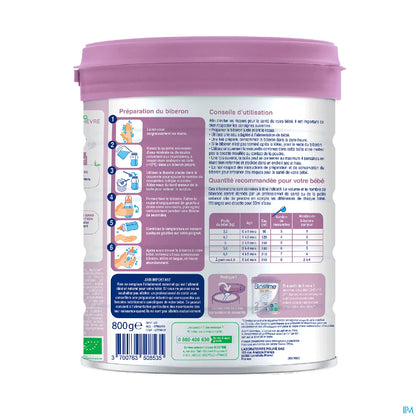 Lait Chèvre Bio 1er Âge 800g