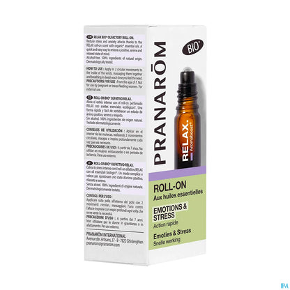 Aromaboost Relax Roll-On Organic with Essential Oils 5ml