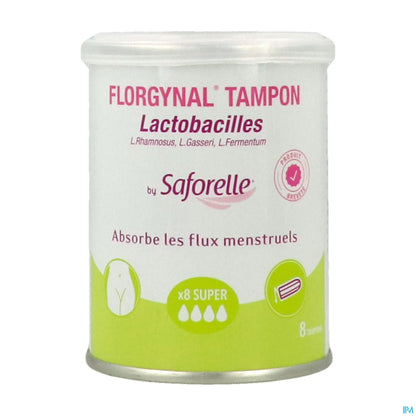 Saforelle Florgynal Super Lactobacillus Tamponi Confezione da 8