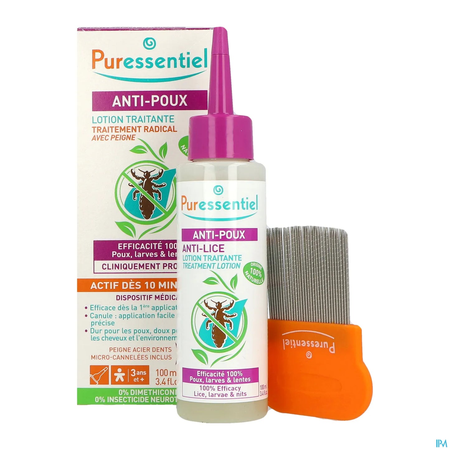 Antipoux Lotion + Peigne 100ml