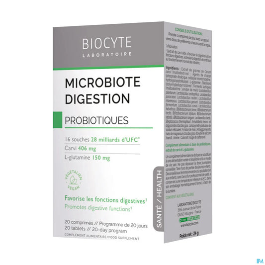 Microbiote Digestion 20 Comprimés