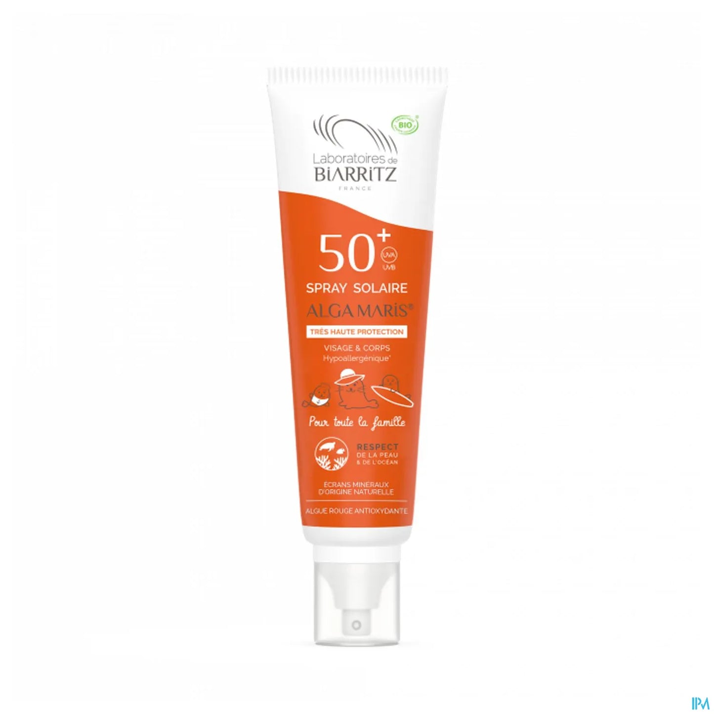 Spray Solaire Famille SPF50+ Bio 150ml