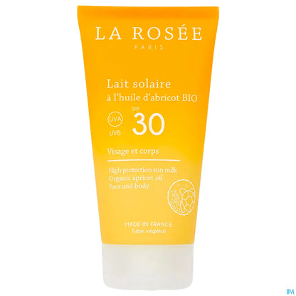Crema solare con olio di albicocca biologico SPF 30 150 ml