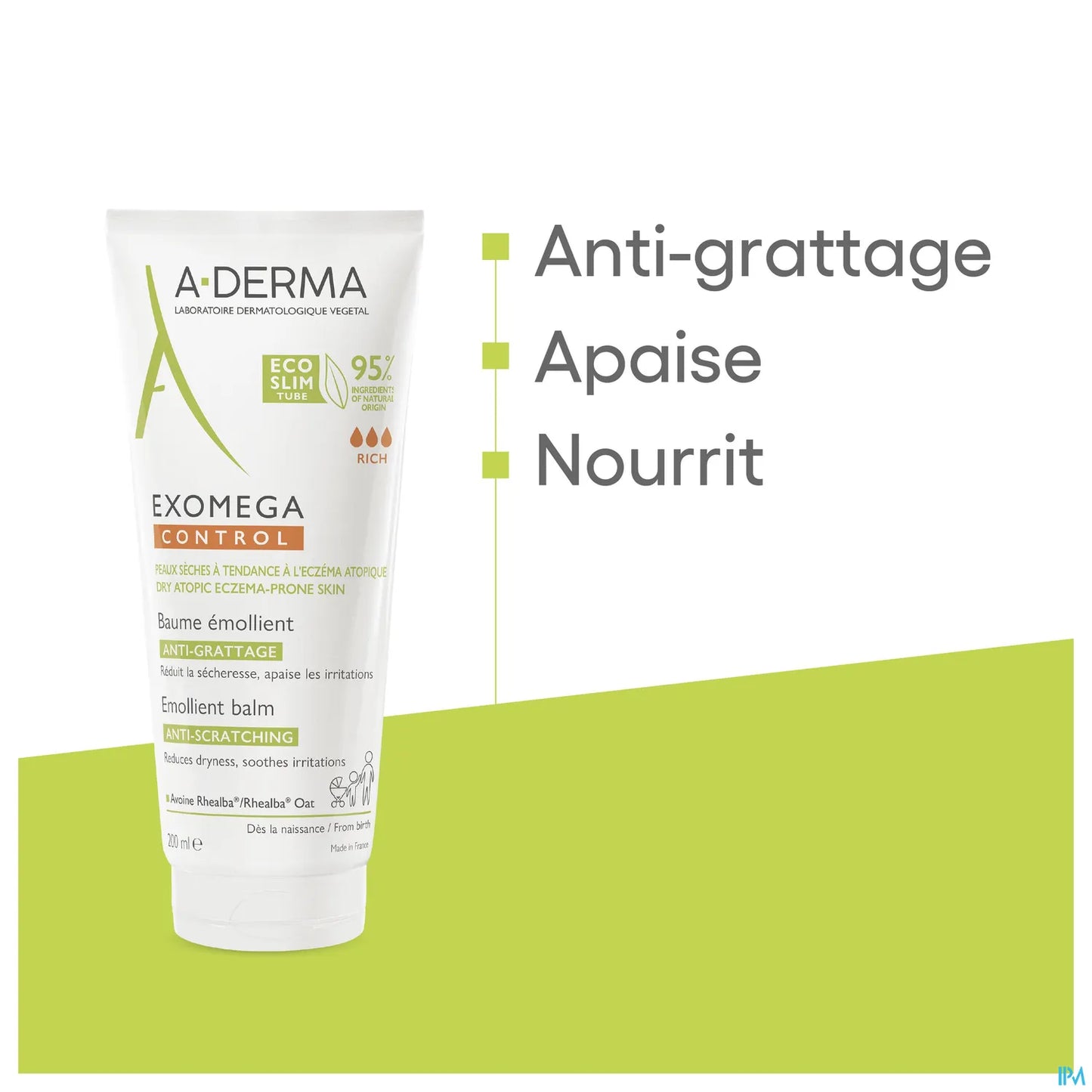 Exomega Control Baume Émollient 200 ml
