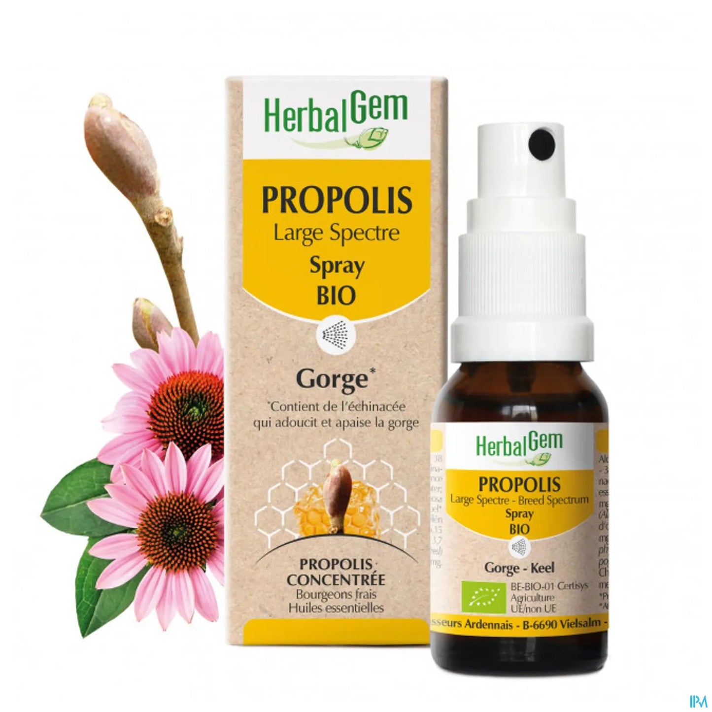 Propolis Broad Spectrum Organic Spray 15ml