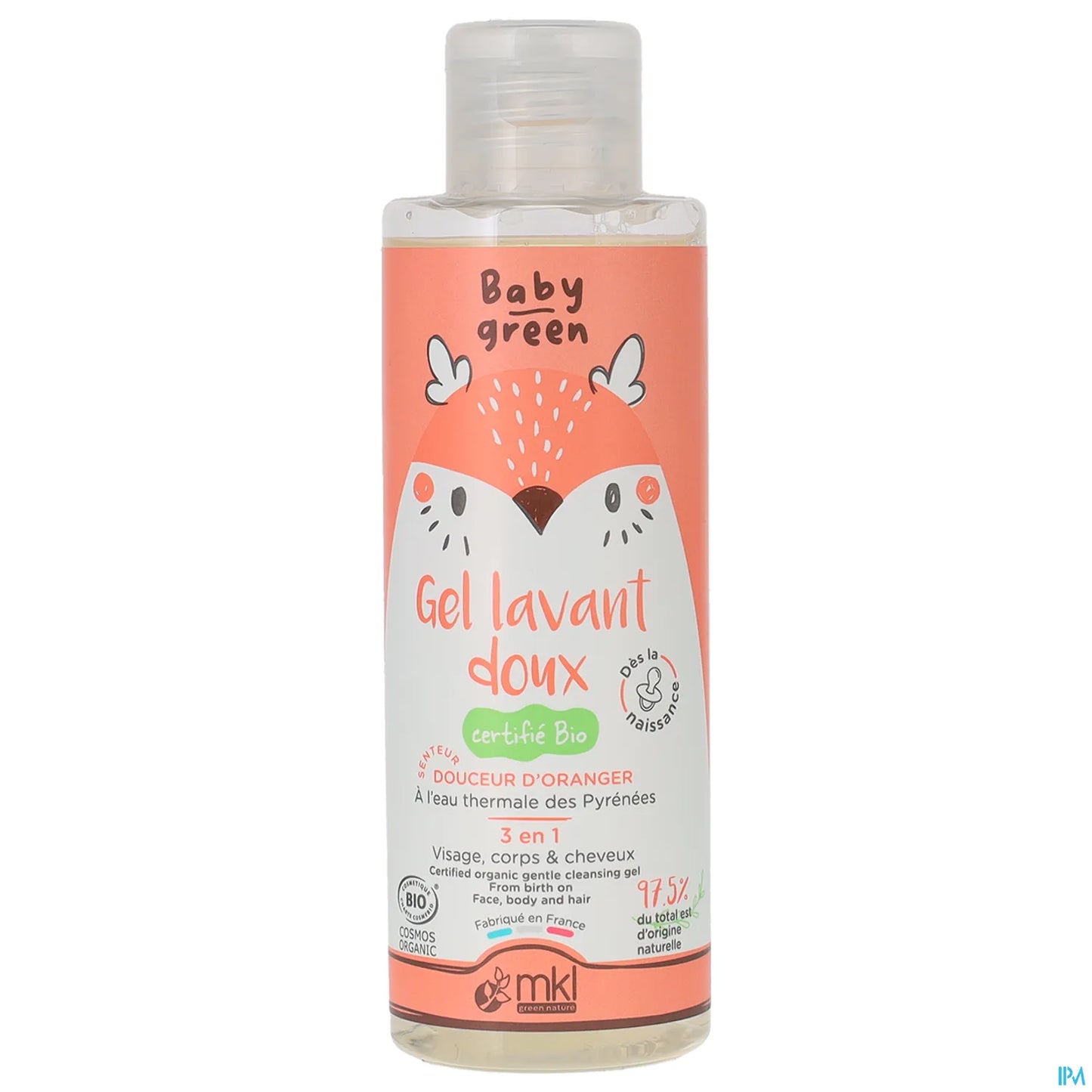 Green Nature Baby Green Gel Lavant Doux Bio 100 ml
