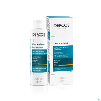 Dercos Ultra-Apaisant Shampooing Cheveux Secs 200mL