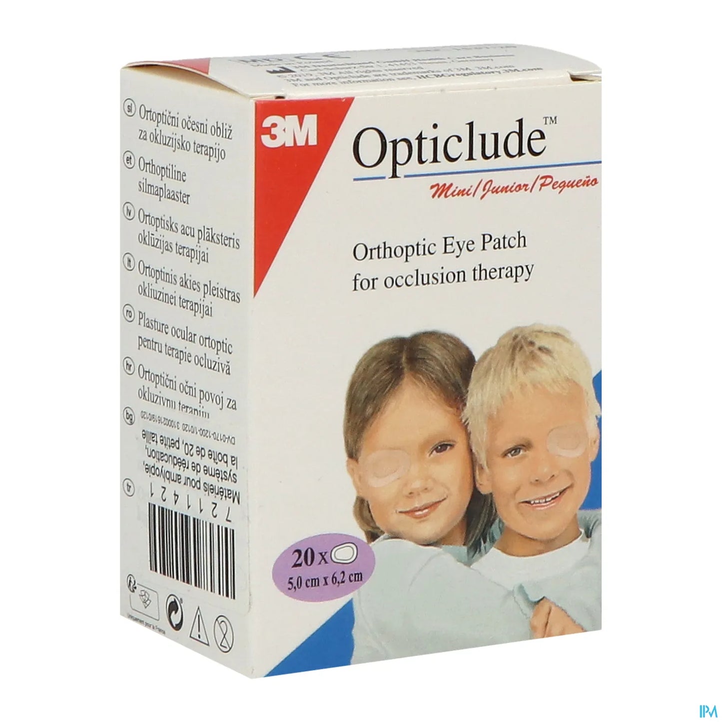 Schermo ortottico Opticlude Junior 20 unità
