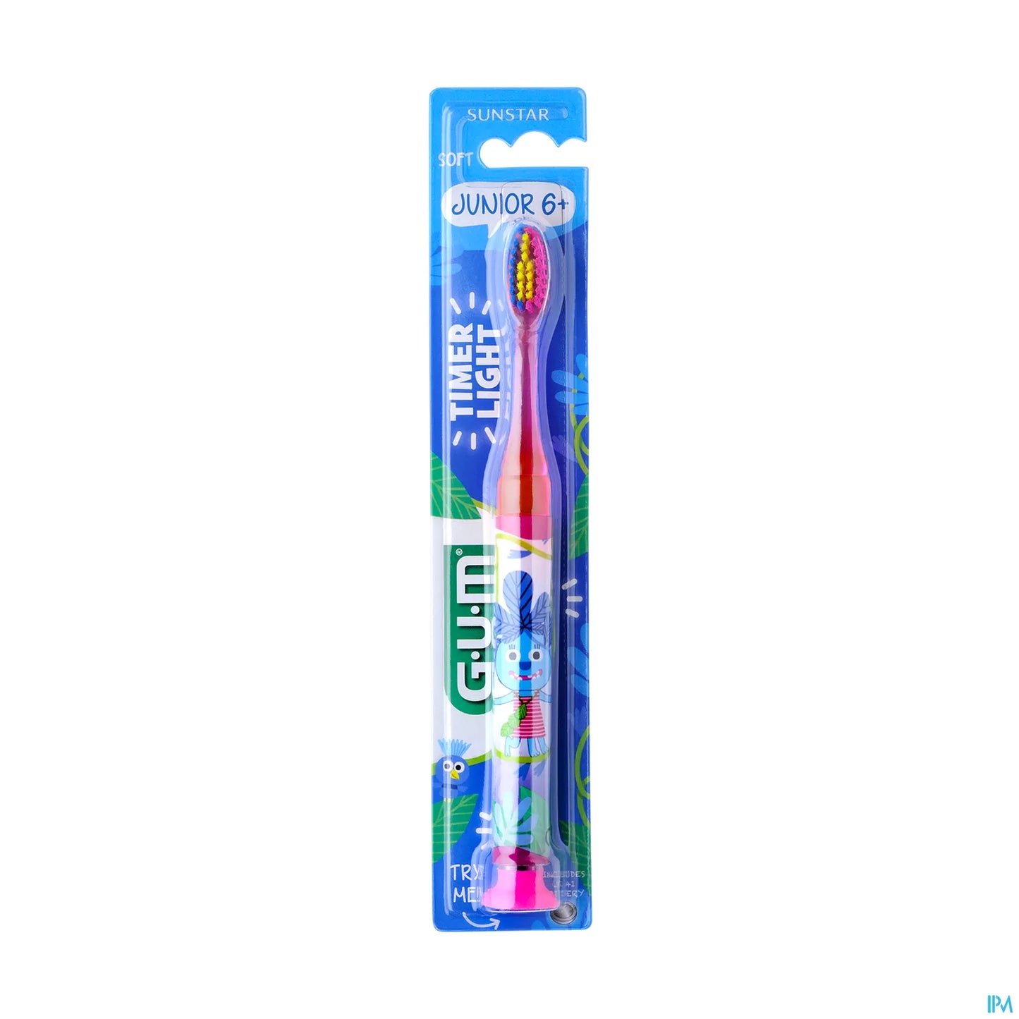GUM 903 Junior Light-Up Toothbrush for Children 5-12 Years