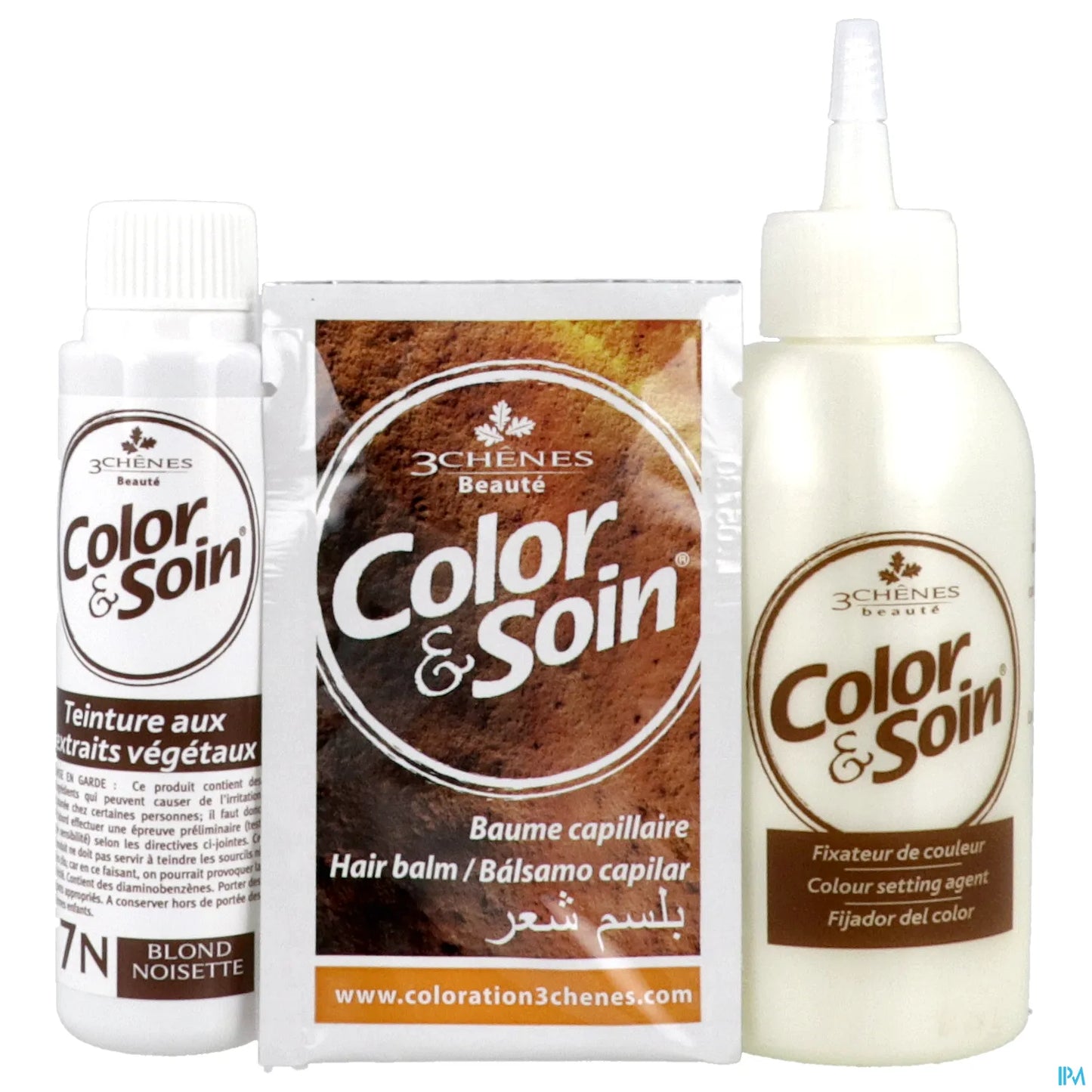 3 Chênes Color & Soin 7N Blond Noisette