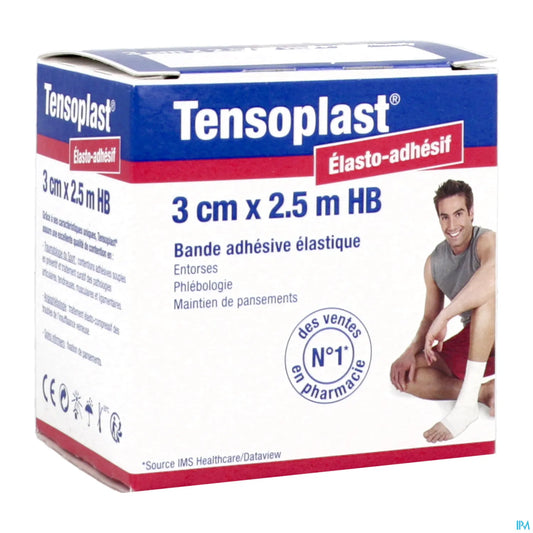 Bande Adhésive Élastique HB 3 cm x 2,5 m