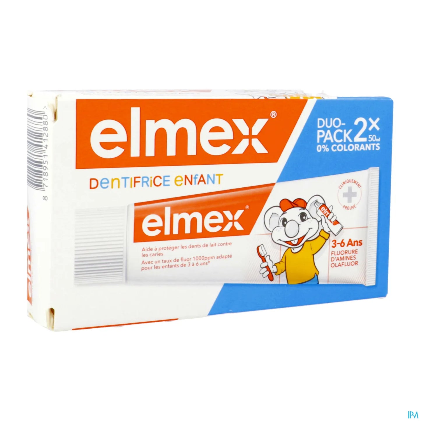 Dentifrice Enfant 3-6 Ans 50ml x2