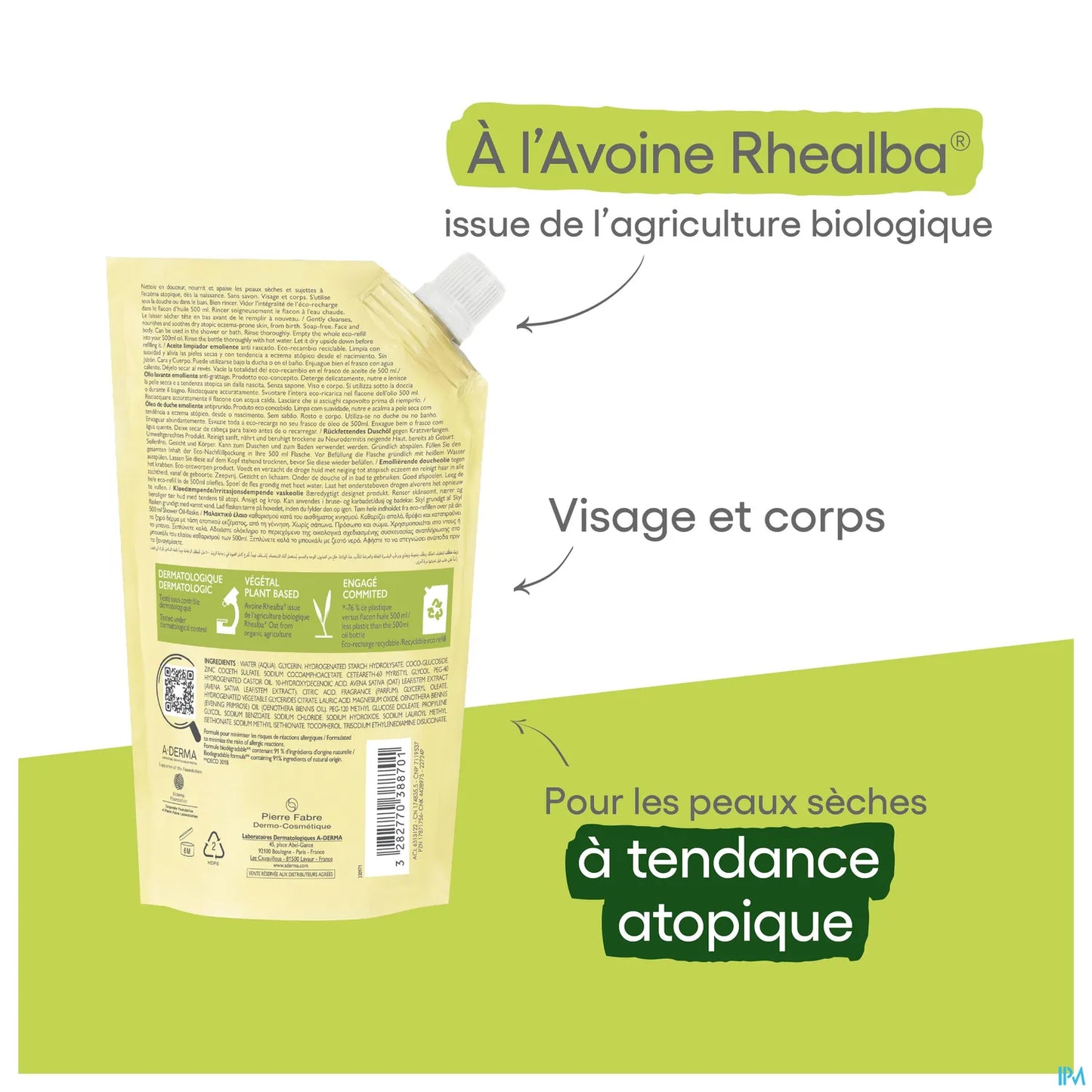 Exomega Control Baume Émollient 200 ml