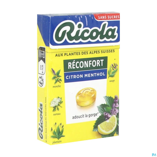 Ricola Réconfort Citron Menthol 50 g