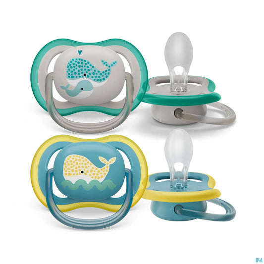 Ciucci Philips Avent Ultra Air 18M+ Balene - Confezione da 2