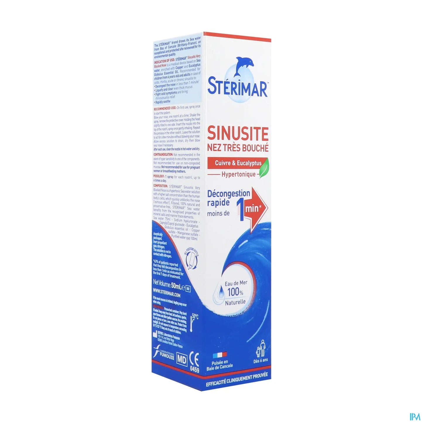 Spray per naso molto chiuso e sinusite 50 ml
