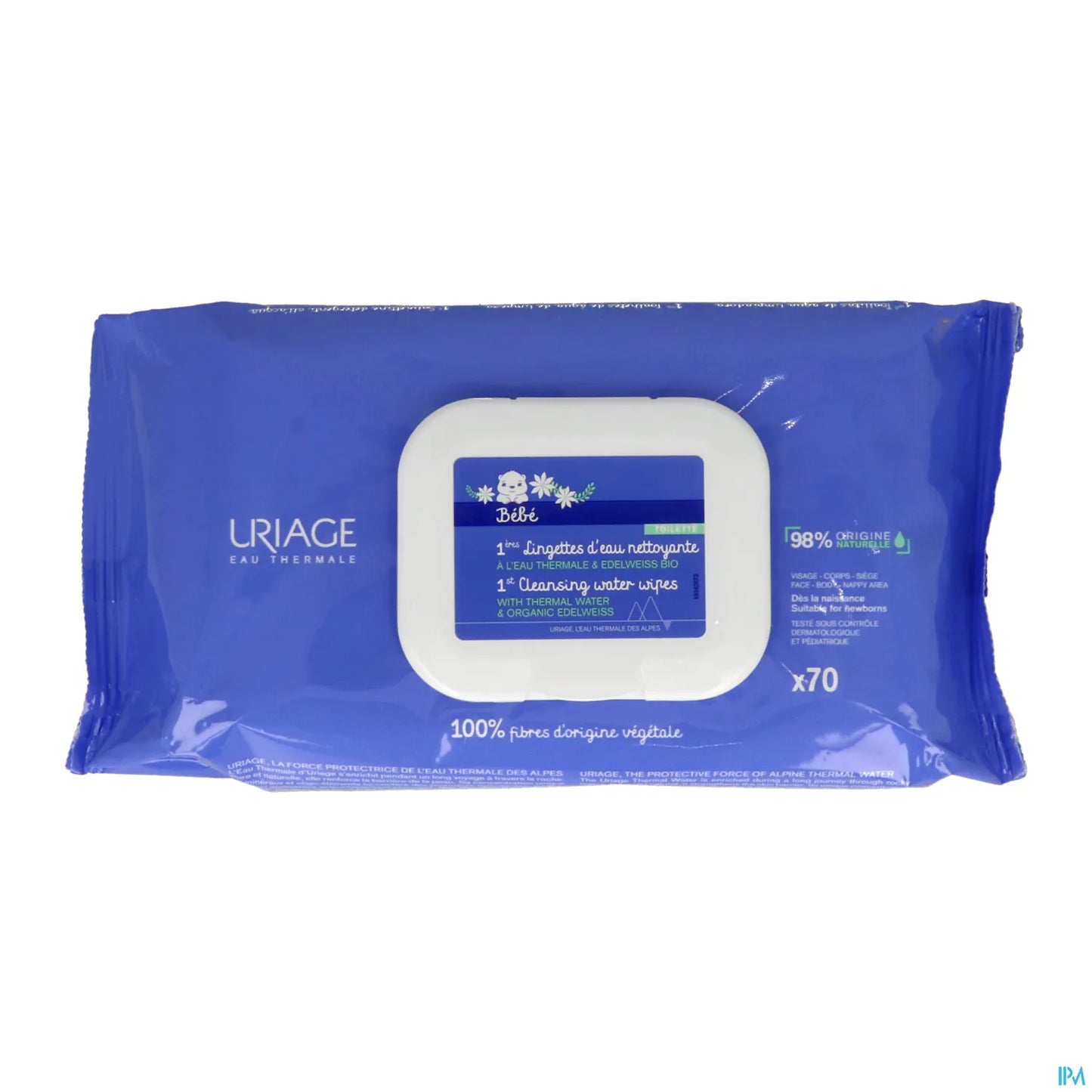 Bébé 1ères Lingettes Nettoyantes 70 Lingettes
