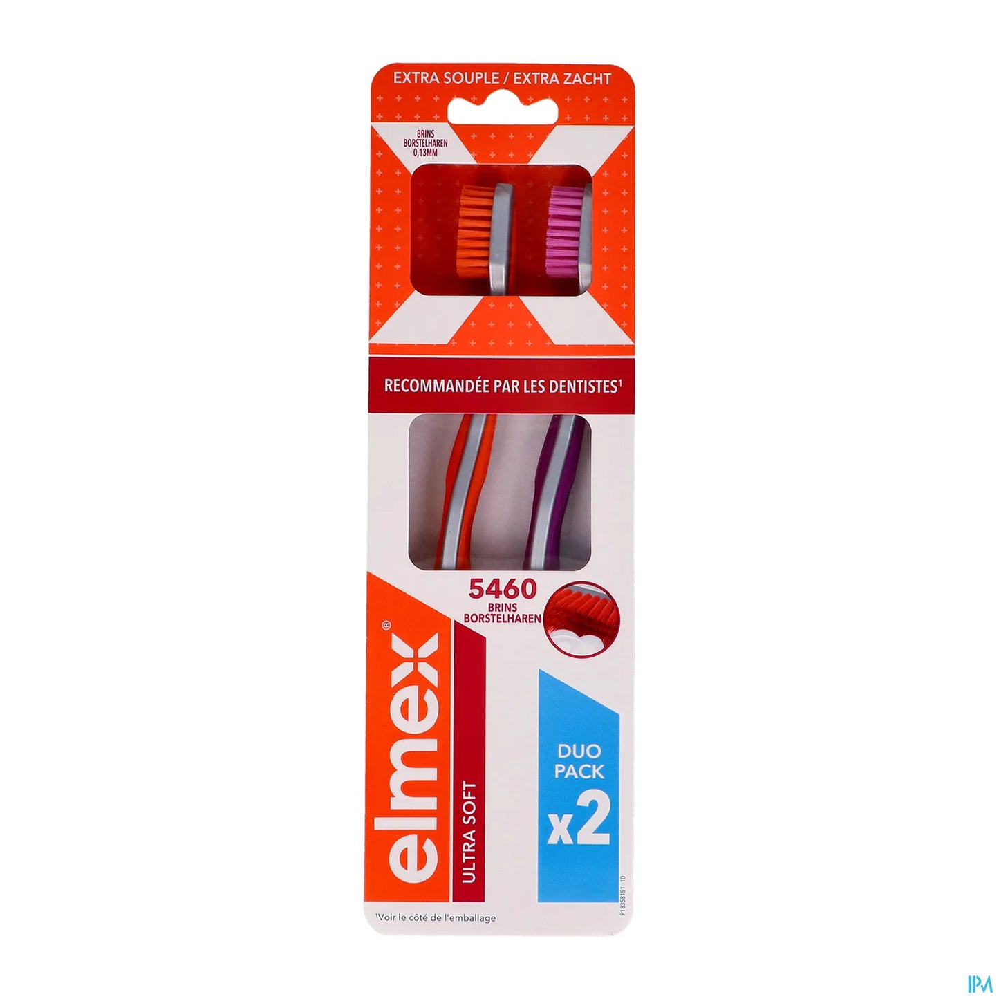 Elmex Brosse à Dents Ultra Soft 2 unités