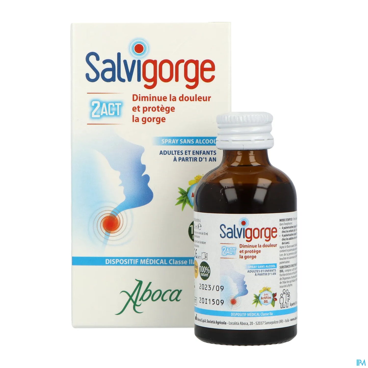Salvigorge 2Act Spray Sans Alcool 30ml