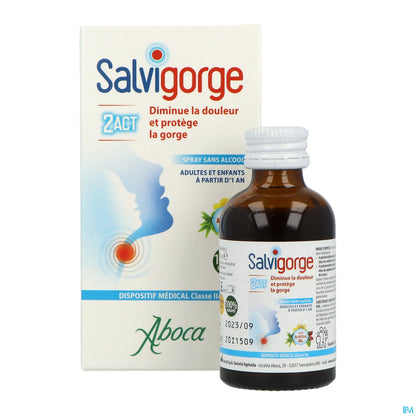 Salvigorge 2Act Spray Sans Alcool 30ml