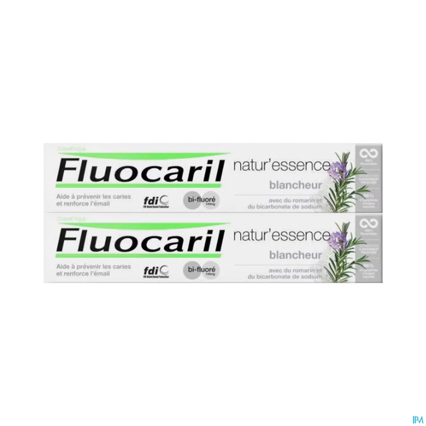 Natur'Essence Dentifrice Blancheur Romarin 2x75ml