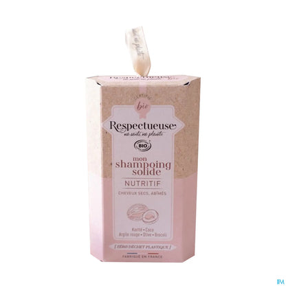 Shampoing Solide Nutritif Bio 75g Parfum Naturel Karité