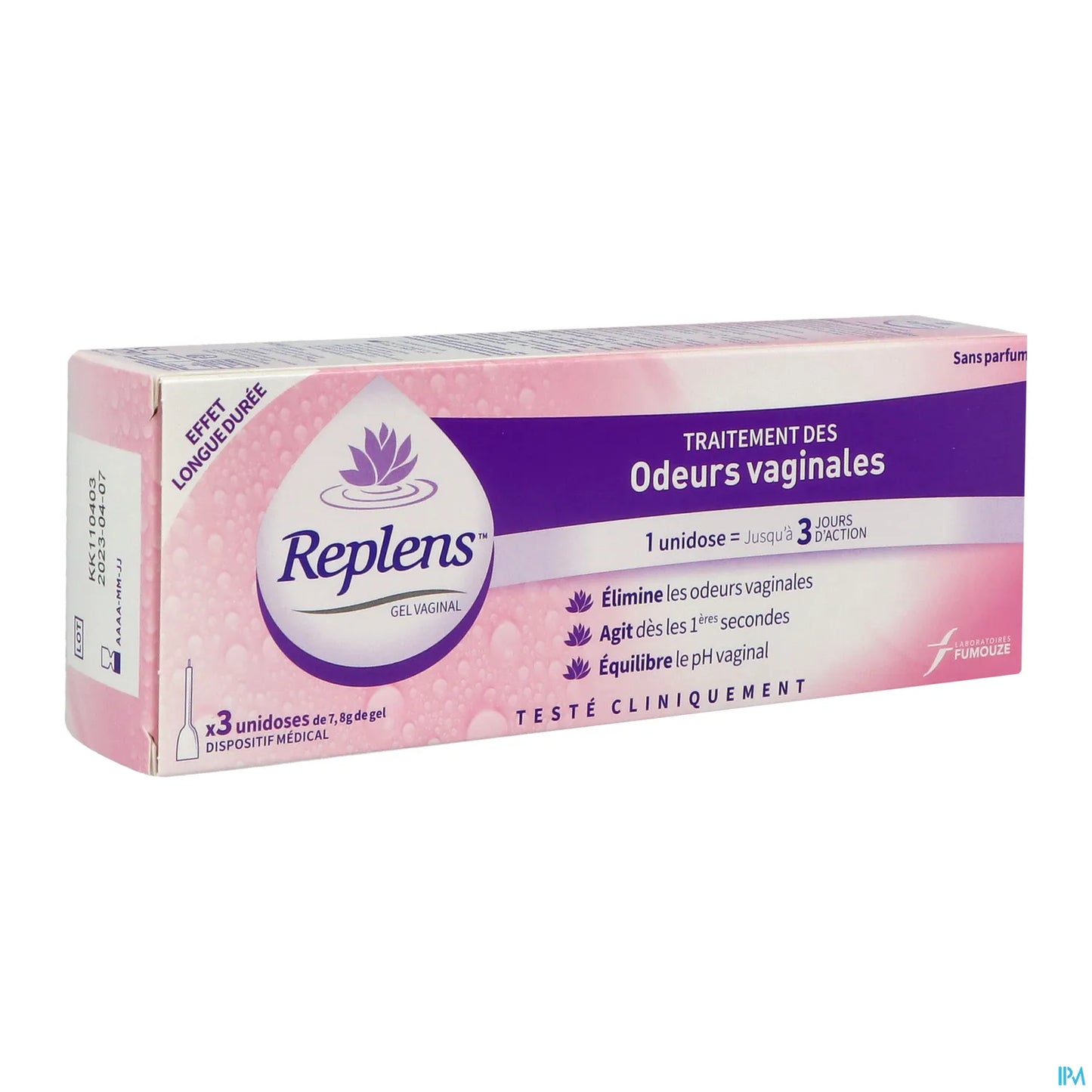 Laboratoires Fumouze Replens Gel Vaginal Traitement Des Odeurs Vaginales 3 Unidoses