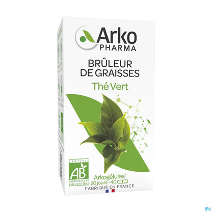 Arkogélules Organic Green Tea 40 Capsules