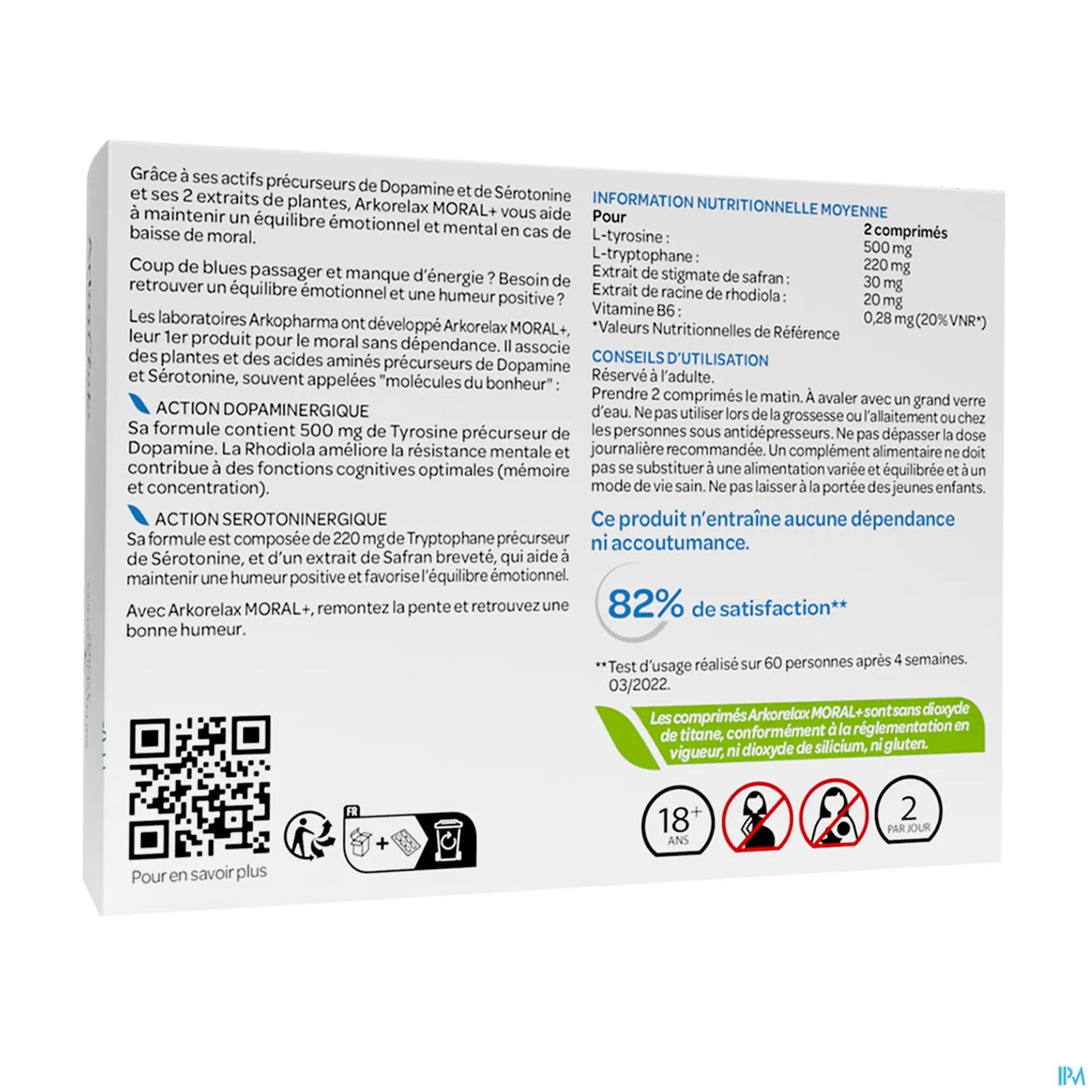 Arkorelax Moral+ 60 Tablets