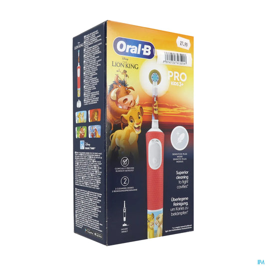 Spazzolino elettrico Oral-B Pro-Kids 3+ Il Re Leone 1 unità