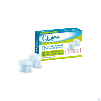 Protection Auditive Silicone Anti-Bruit Discretion 3 Paires