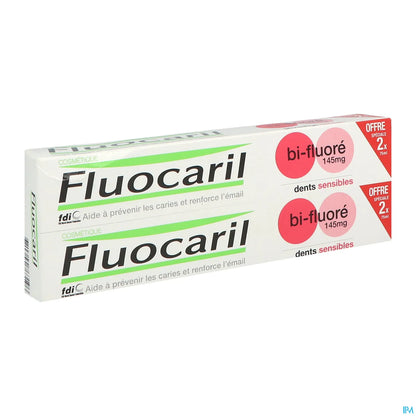 Bi-Fluoride Toothpaste for Sensitive Teeth 145mg 2x75ml