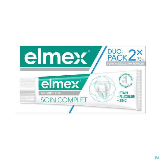 Dentifricio Sensitive Plus Complete Care 2 x 75 ml