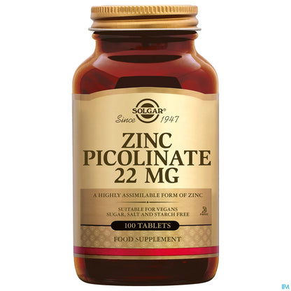 Zinc Picolinate 15 mg Boite de 100 Gélules