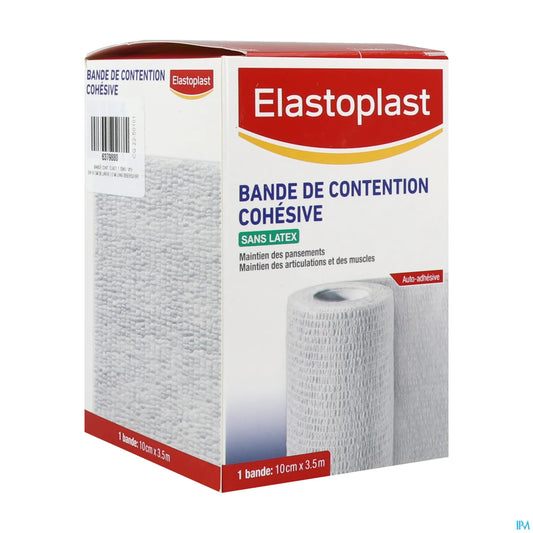 White Cohesive Support Bandage 3.5m x 10cm