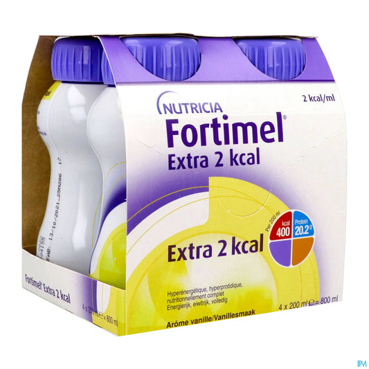 Fortimel Extra 2 kcal Vanille 200 mL x 4