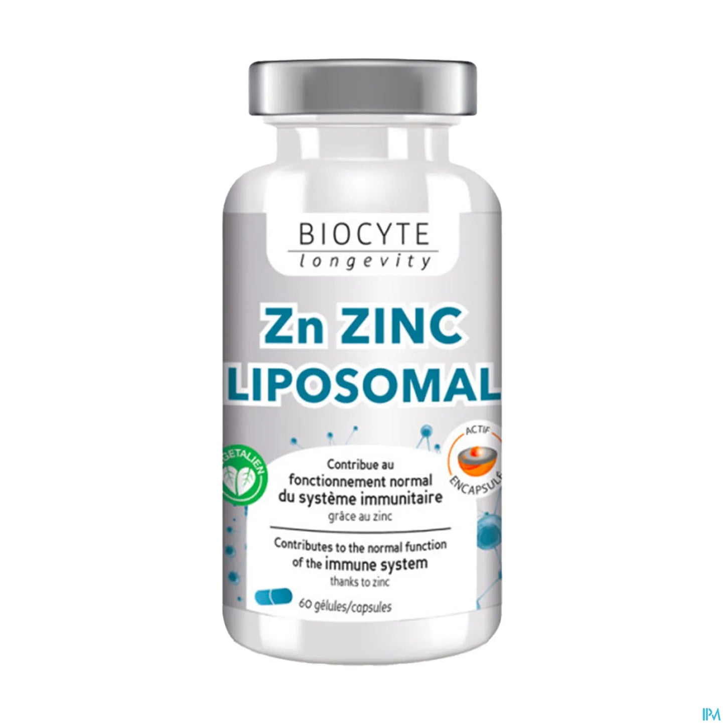 Zn Zinc Liposomal Gélules Défenses Immunitaires 60 Gélules