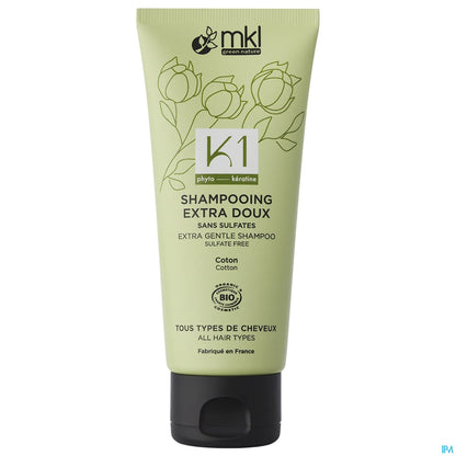 Shampoo extra delicato al cotone biologico Green Nature 100 ml