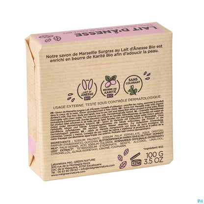 Sapone di Marsiglia al latte d'asina 100G