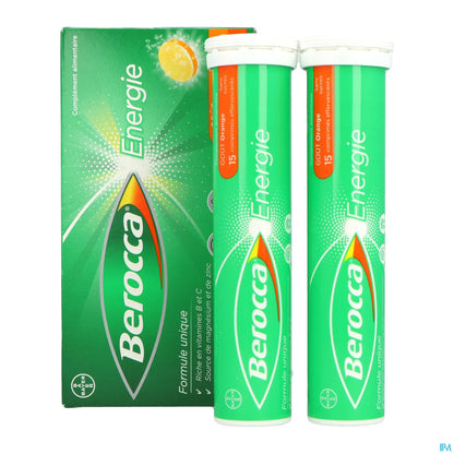 Bayer Berocca Energie Sans Sucre 30 Comprimés Effervescents
