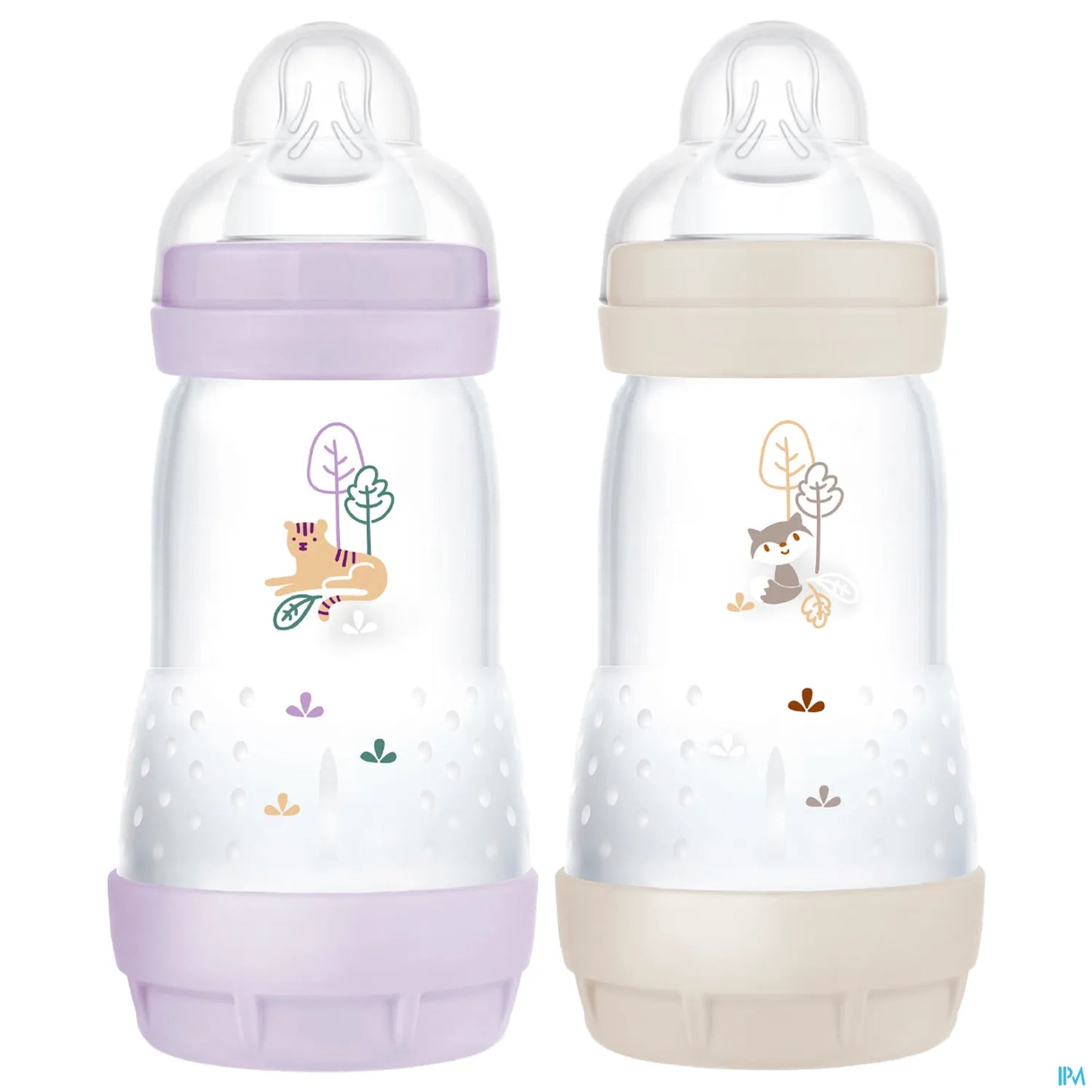 Biberon Easy Start Anti-Colique 260ml Lilas Sable Tétine Débit 2 X2